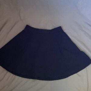 Navy Skater Skirt